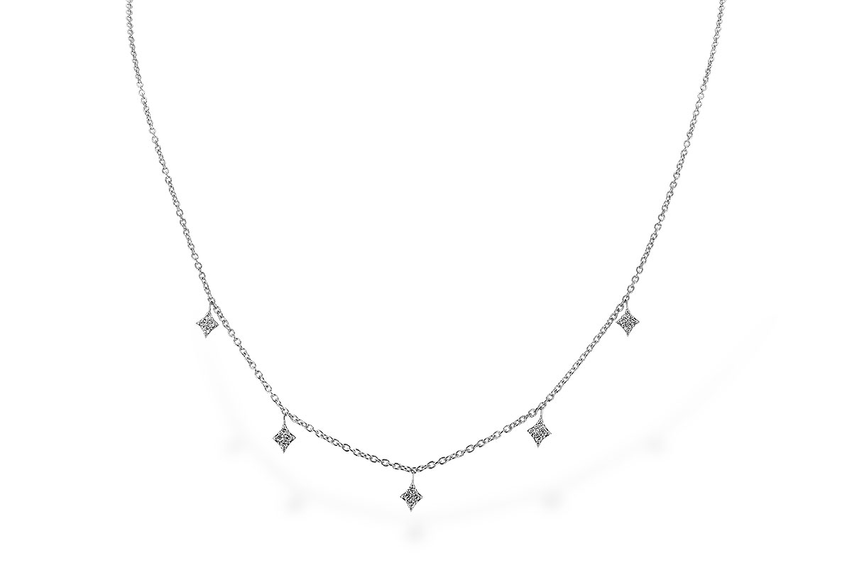 E274-16868: NECKLACE .19 TW (18")