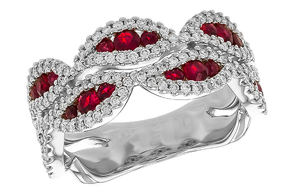 E274-17805: LDS WED RG .70 TW RUBY 1.11 TGW