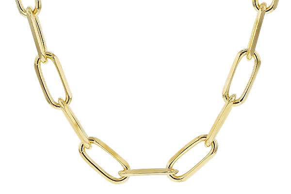 E275-00459: PAPERCLIP LG (16IN, 4.0MM, 14KT, LOBSTER CLASP)