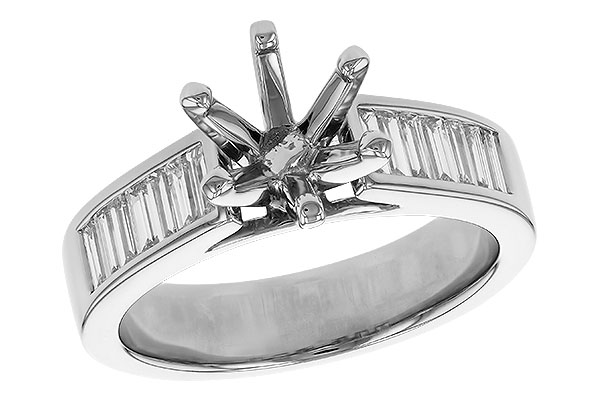 E275-00514: LDS SEMI DIA RG .50 TW BAGUETTES