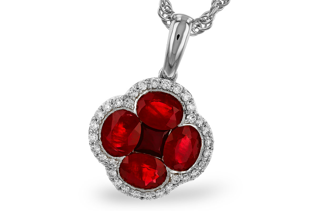 E275-02277: NECKLACE 1.72 RUBY 1.87 TGW