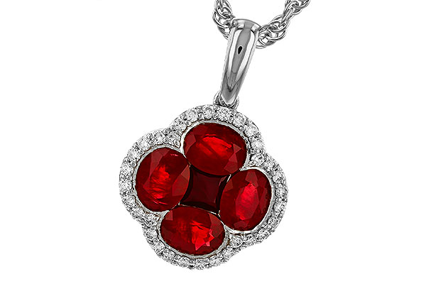 E275-02277: NECKLACE 1.72 RUBY 1.87 TGW