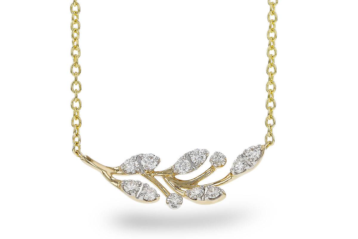 E275-03186: NECKLACE .32 TW (18")