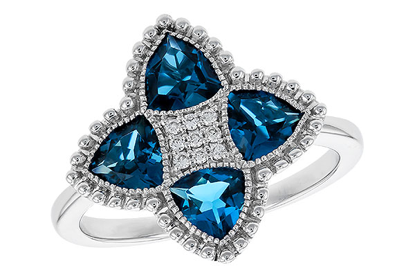 E275-05005: LDS RG 1.62 LONDON BLUE TOPAZ 1.66 TGW