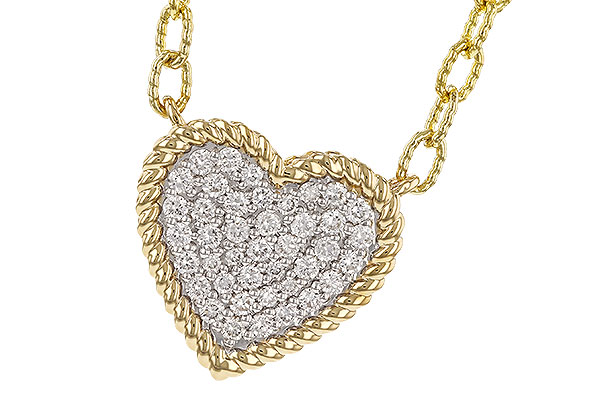 E275-05923: NECKLACE .32 TW (18")