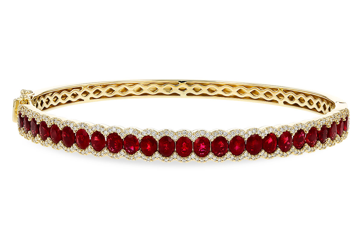 E275-07732: BANGLE 5.04 TW RUBY 5.60 TGW