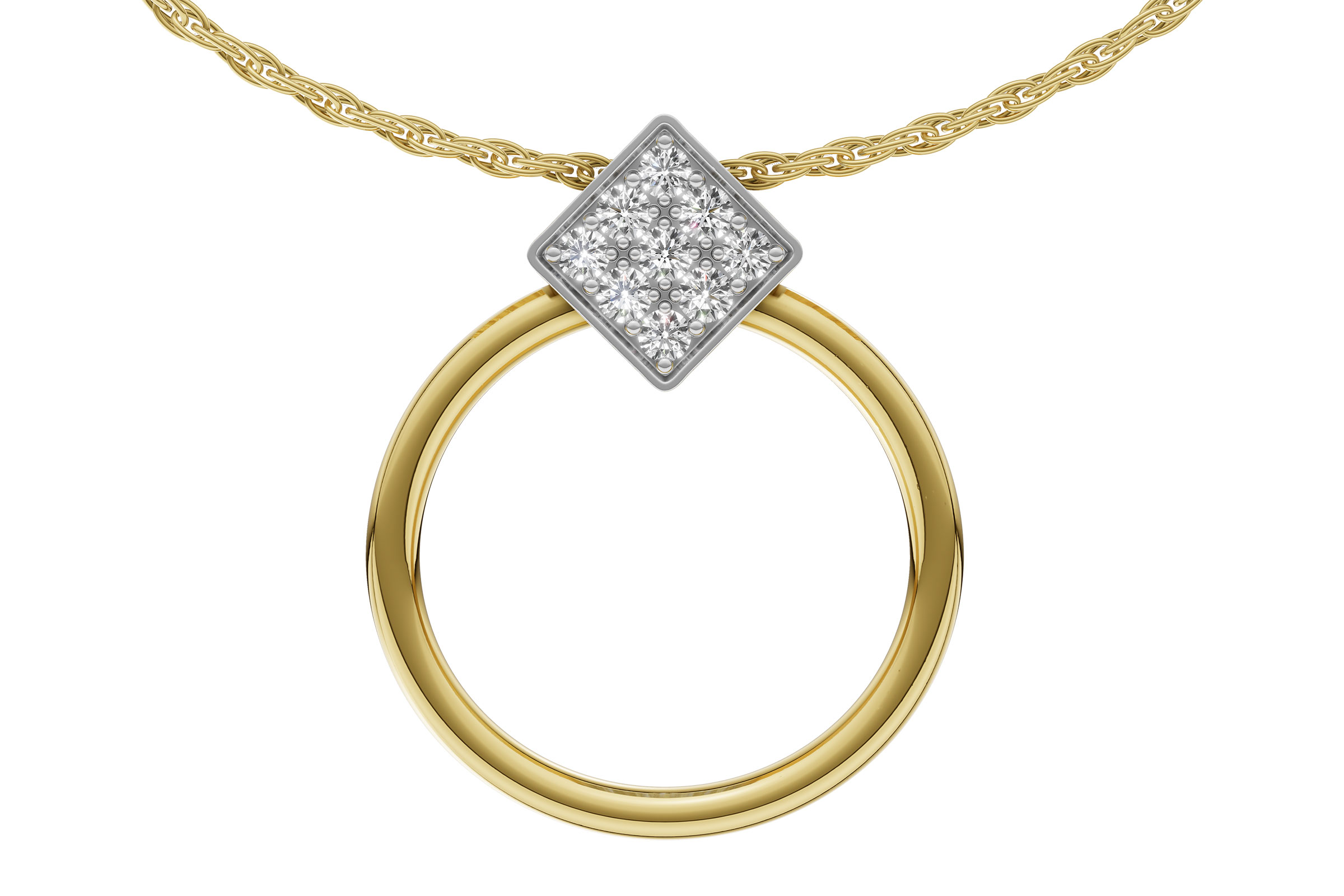 E275-92305: NECKLACE .25 TW
