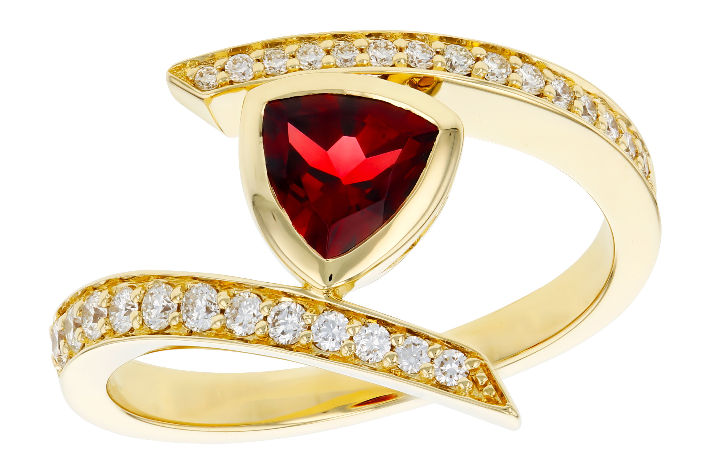 E275-94141: LDS RG .84 GARNET 1.08 TGW (6MM GAR)