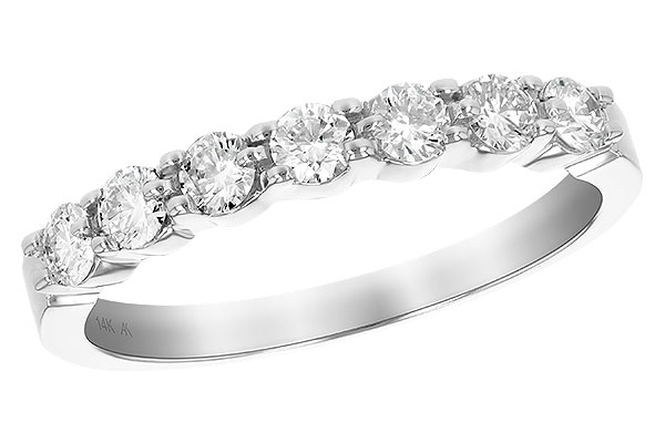 F093-24177: LDS DIA WED RG .50 TW (7 STONES)
