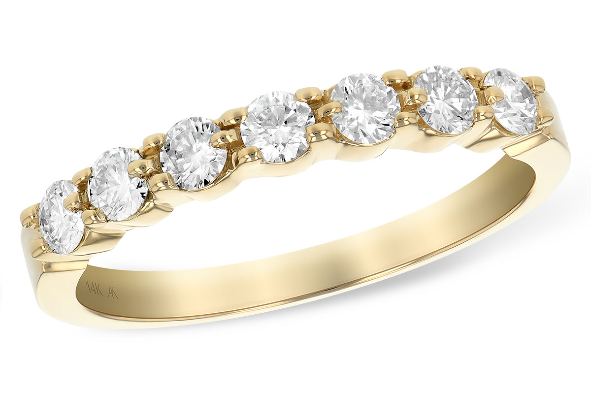 F093-24177: LDS DIA WED RG .50 TW (7 STONES)