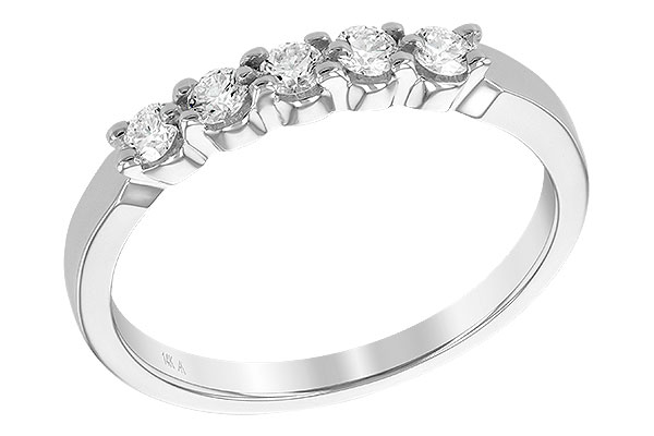 F185-95014: LDS DIA WED RG .25 TW (5 STONES)