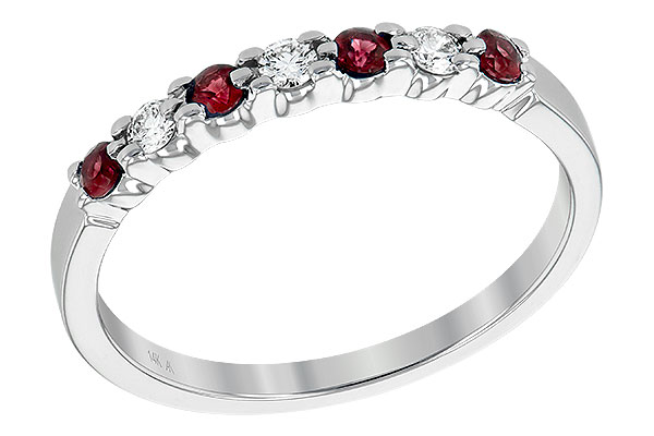 F185-98677: LDS WED RG .18 RUBY .28 TGW