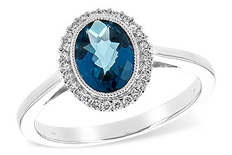 F189-55932: LDS RG 1.27 LONDON BLUE TOPAZ 1.42 TGW