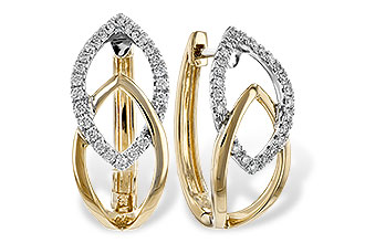 F189-62350: EARRINGS .25 TW