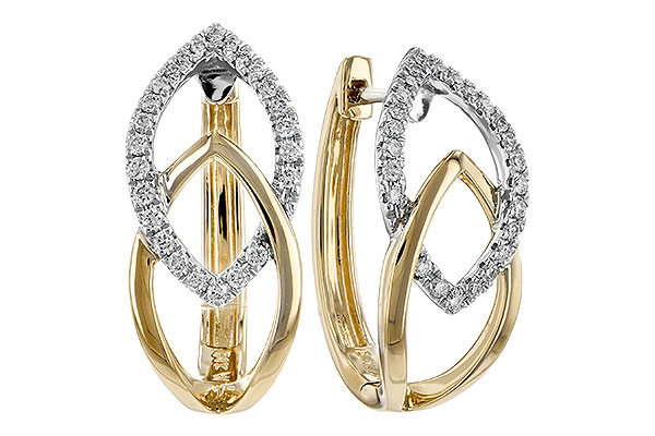 F189-62350: EARRINGS .25 TW