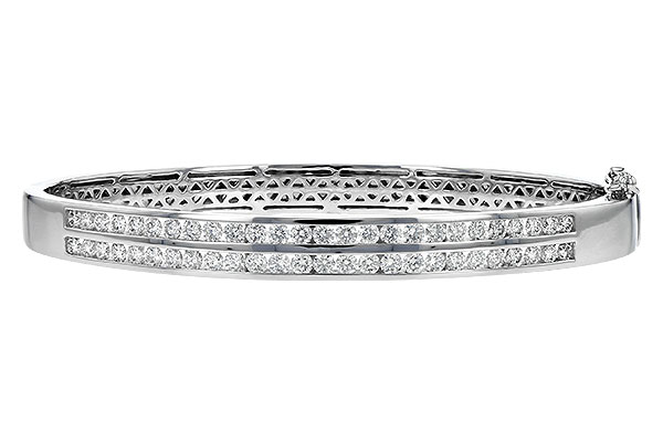 F189-63241: BANGLE BRACELET 2.00 TW (2 ROW)