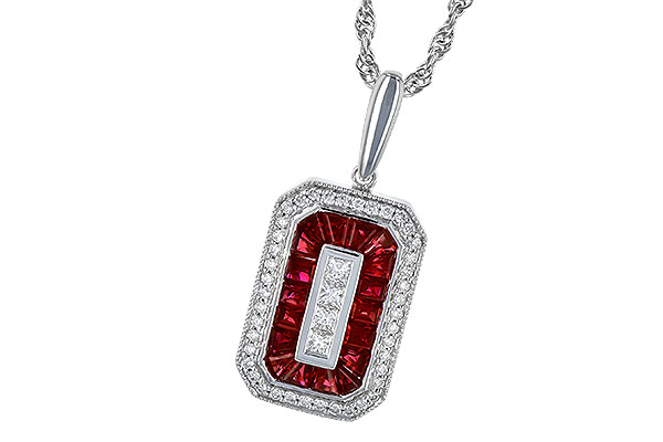 F190-48714: NECK 1.09 RUBY 1.42 TGW