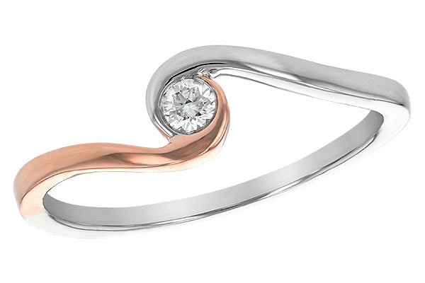 F190-51423: H189-59559 W/ ROSE GOLD TRIM .07 BR