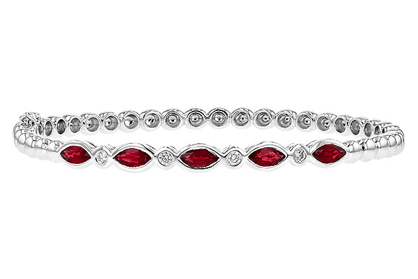 F190-53232: BANGLE 1.50 RUBY 1.63 TGW