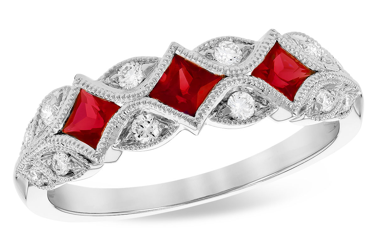 F273-21432: LDS WED RG .55 TW RUBY .70 TGW