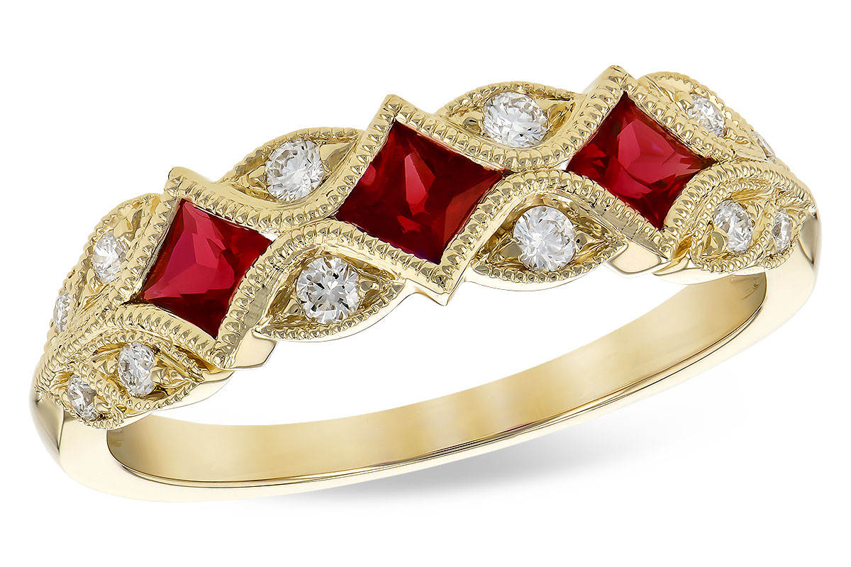 F273-21432: LDS WED RG .55 TW RUBY .70 TGW