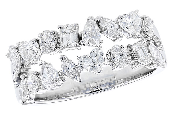 F274-12323: LDS DIA WED RG 1.38 TW FANCY CUT DIAS