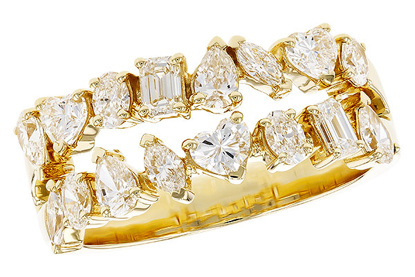 F274-12323: LDS DIA WED RG 1.38 TW FANCY CUT DIAS