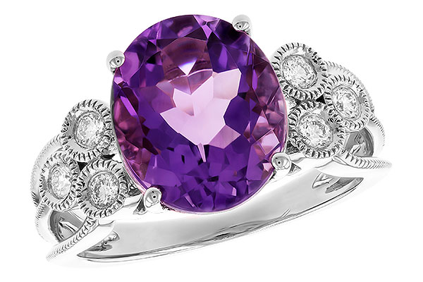 F274-14150: LDS RG 3.90 AMETHYST 4.16 TW (12x10 AMY)