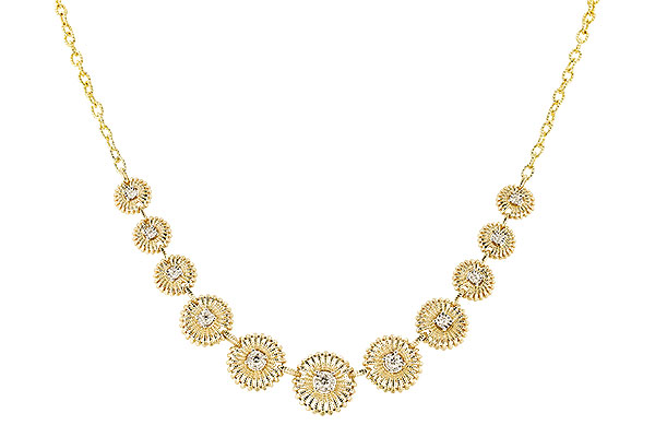 F274-15932: NECKLACE .22 TW (17")