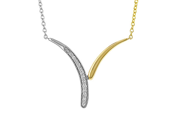 F275-05068: NECKLACE .12 TW (18")