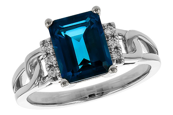 F275-06841: LDS RG 2.42 LONDON BLUE TOPAZ 2.50 TGW (9x7MM LBT)
