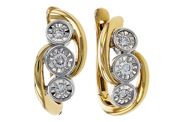 F275-07741: EARRINGS .25 TW