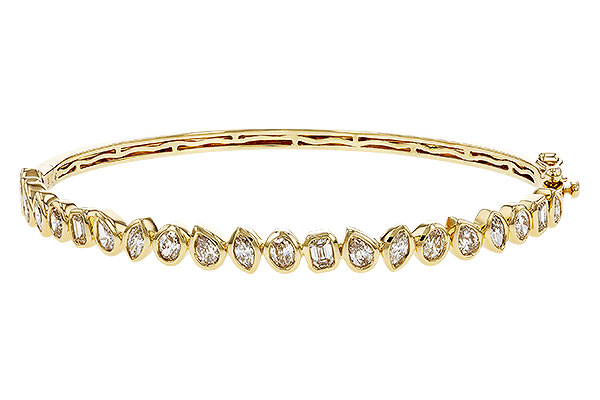 F275-07777: BANGLE 1.65 TW FANCY CUT DIAS