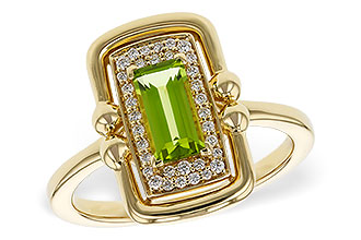 F275-08650: LDS RG .72 PERIDOT .84 TGW (8x4MM PER)
