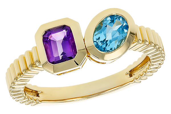 F275-08659: LDS RG .82 TW SEMI-PRECIOUS (AMY,SWISS BT)