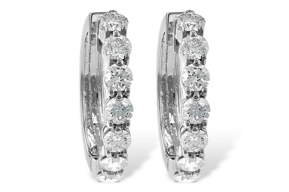 G001-39559: EARRINGS 2 CT TW