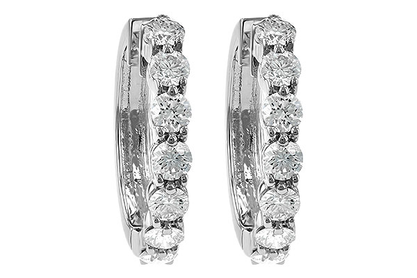 G001-39559: EARRINGS 2 CT TW