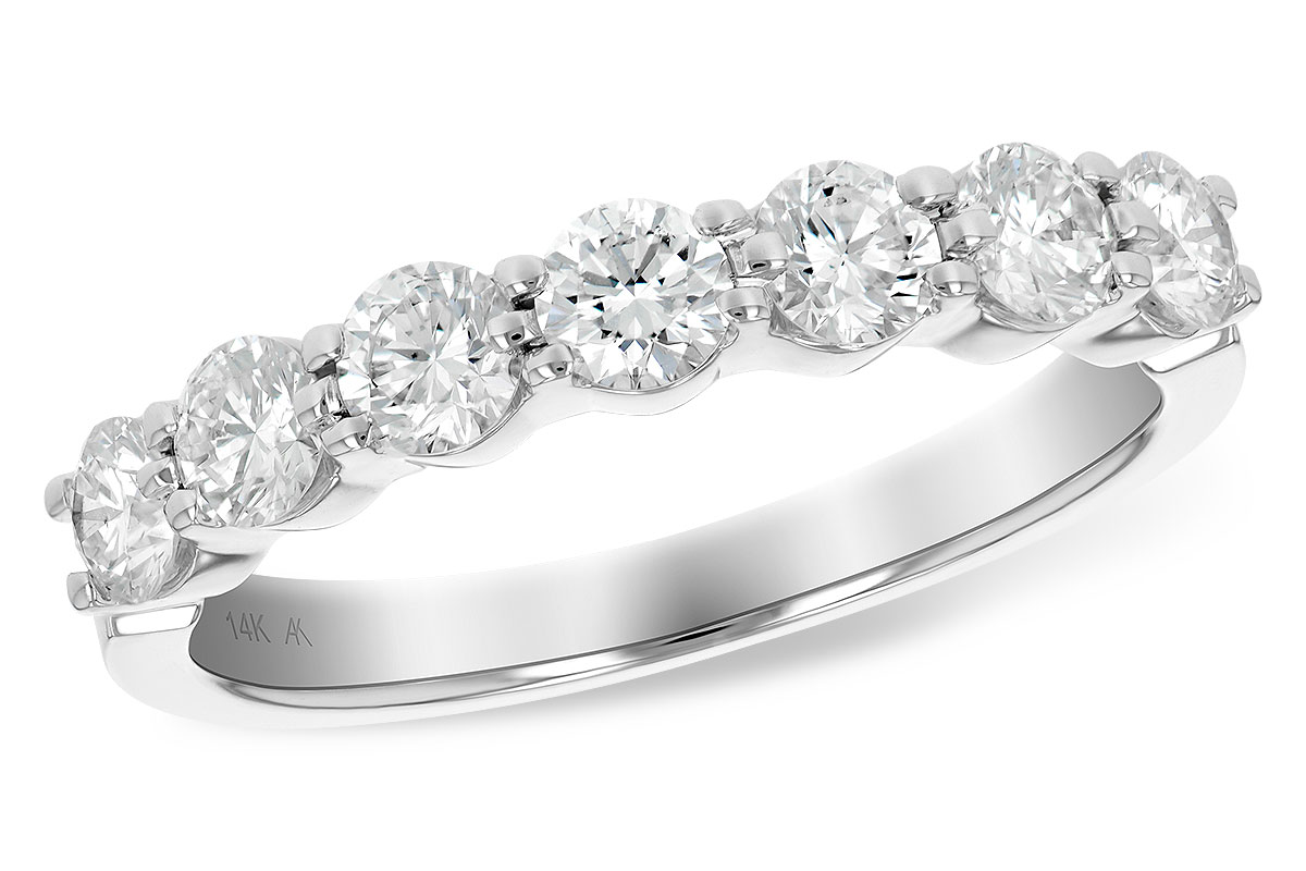 G093-24168: LDS DIA WED RG 1.00 TW (7 STONES)