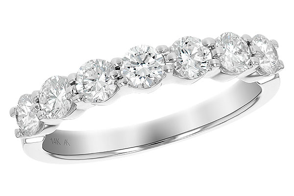 G093-24168: LDS DIA WED RG 1.00 TW (7 STONES)