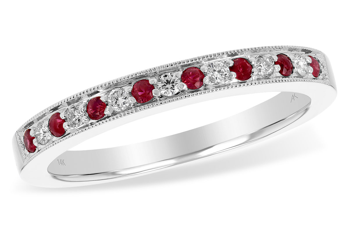 G184-15023: LDS WED RG .12 RUBY .21 TGW