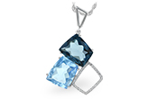 G188-70486: NECK 10.60 BLUE TOPAZ 10.73 TGW