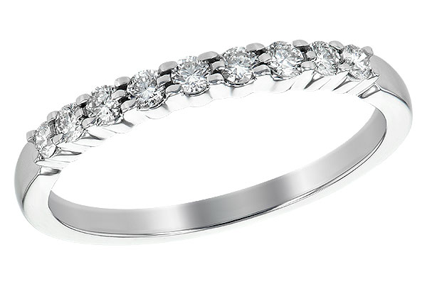 G189-59595: LDS WED RG .25 TW (9 STONES)