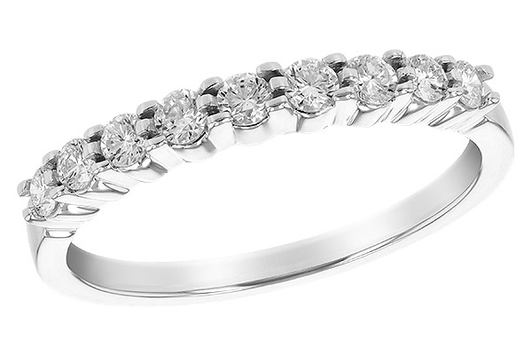 G189-59632: LDS WED RG .33 TW (9 STONES)