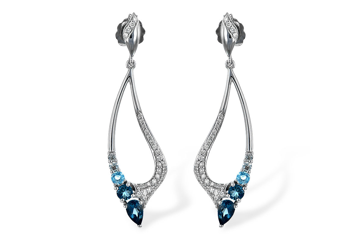 G189-61377: EARR .98 BLUE TOPAZ 1.25 TGW