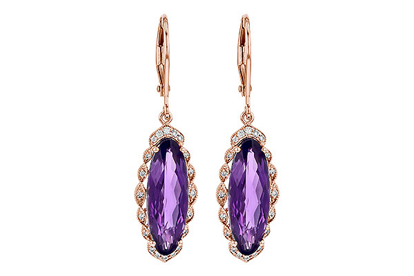 G190-53186: EARR 4.75 AMETHYST 4.90 TGW