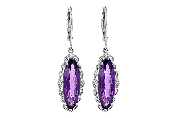 G190-53186: EARR 4.75 AMETHYST 4.90 TGW