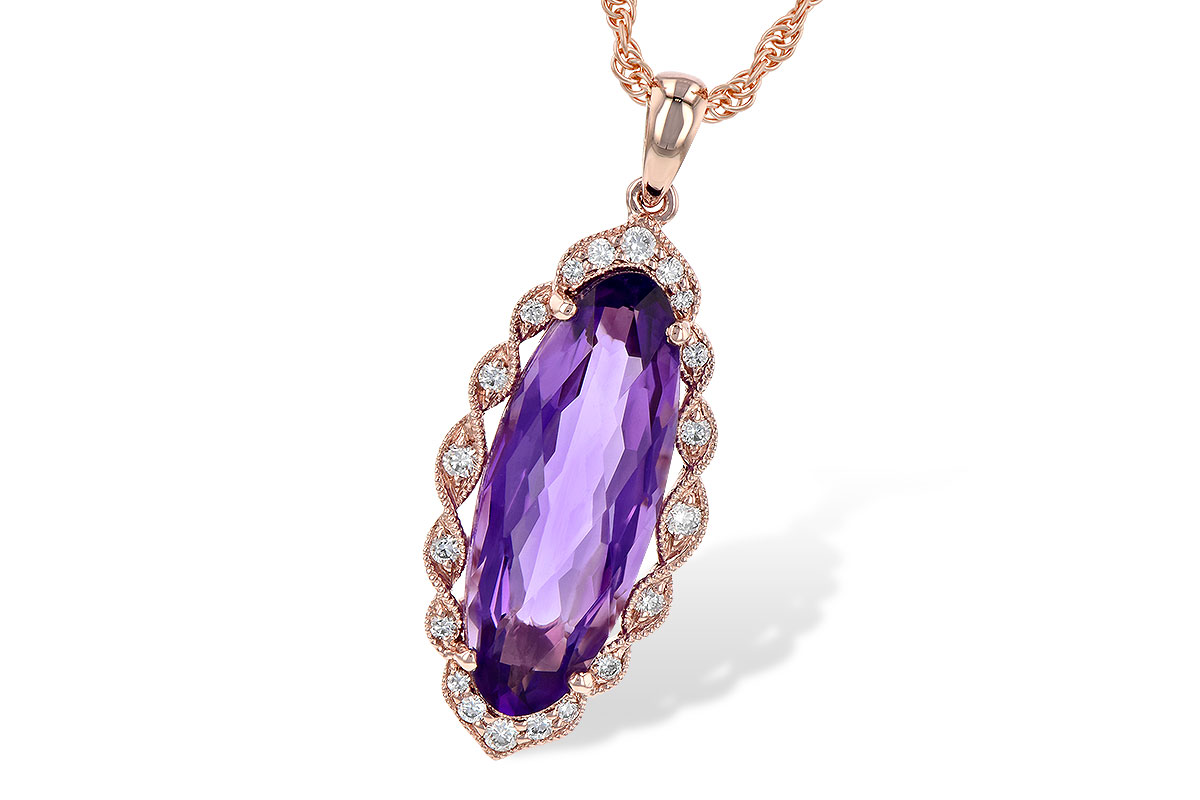 G190-53195: NECK 3.60 AMETHYST 3.74 TGW