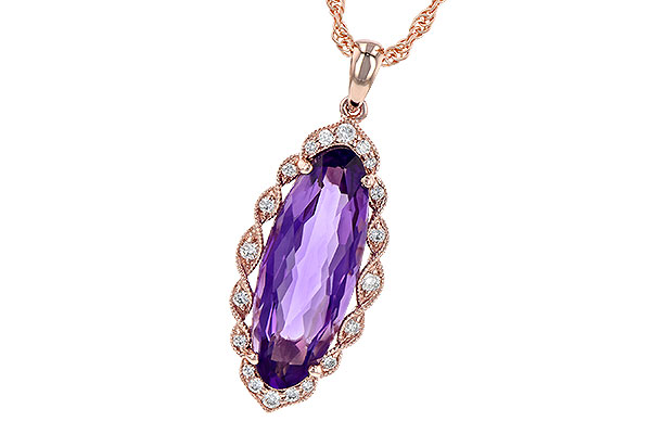G190-53195: NECK 3.60 AMETHYST 3.74 TGW