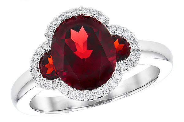 G273-25086: LDS RG 3.29 TW GARNET 3.45 TGW