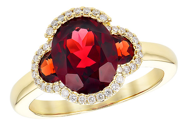 G273-25086: LDS RG 3.29 TW GARNET 3.45 TGW